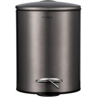 blomus Mülleimer  TUBO  Treteimer: Smart Close System  hochwertig und stilvoll  3 Liter  Hochwertig  Pulverbeschichtet  Kompakt  Smart Close  Inneneimer