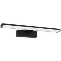 EGLO LED Spiegelleuchte Pandella 1  Leuchtmittel inklusive  Wand /Deckenleuchte   L40 x H4 x AL12 cm   schwarz   7 4W inkl.