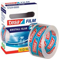 tesa Klebeband tesafilm  57329 kristall klar Klebefilm 19mm x 10m