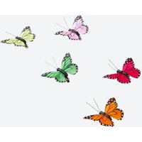 Deko Schmetterlinge mit Klammer  ca. 8x6x1 5 cm