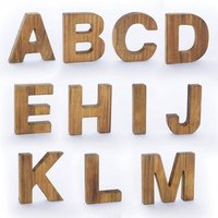 Dekorative Holz Buchstaben
