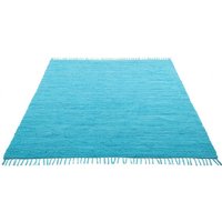my home Kinderteppich Insa Fleckerl  rechteckig  Höhe: 5 mm  Uni Farben  pastell  handgewebt  pflegeleicht  waschbar  Kinderzimmer