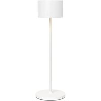 blomus LED Tischleuchte  FAROL  Mobile LED Tischleuchte: Akku Leuchte für Innen & Außen  Dimmbar  LED fest integriert  Warmweiß  3000 Kelvin  40Std. Brenndauer  IP54  Warmweiß  Akku  Outdoor  115 Lumen