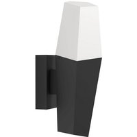EGLO LED Wandleuchte Farindola  Leuchtmittel exklusive  Wand /Deckenleuchte   L11 5 x H32 5 x AL15 5cm   schwarz   1X25W exkl.