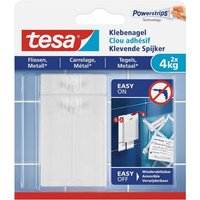 tesa Klebeband Klebenagel für Fliesen und Metall  4kg  VE 2 Stück weiß