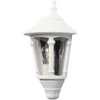 KONSTSMIDE LED Außen Wandleuchte  LED wechselbar  Warmweiß  Außen leuchten Wand laterne Halbschale im Landhausstil  Höhe 44cm
