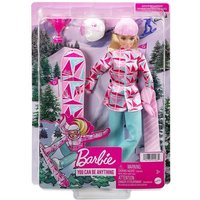 Mattel  Puppen Accessoires Set Mattel HCN32   Barbie   You can be anything   Wintersport Puppe mit Zu